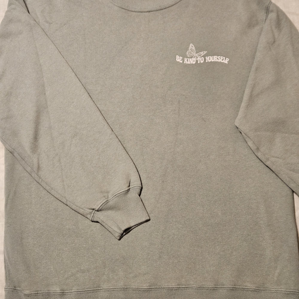 Hollister Women's Sweatshirt in Soft Gray
